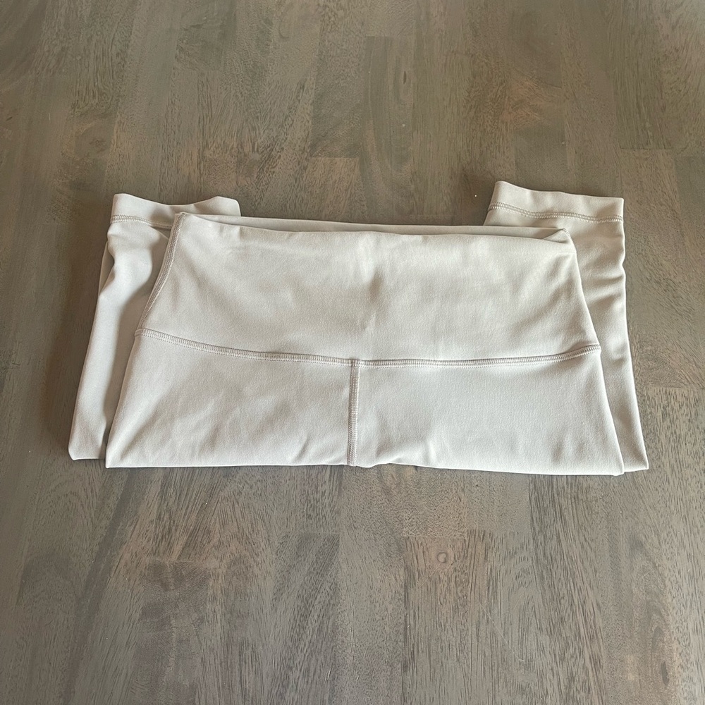Lululemon Athletica Cream Pencil Leggings for Work